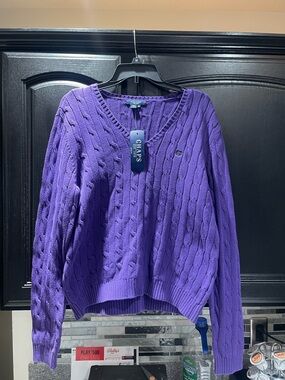 Chaps Cable Knit Vintage Sweater Size XL Brand New With Tags